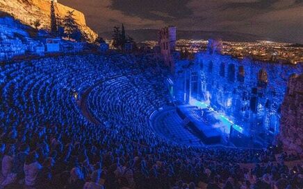 GLP Lights Up Asaf Avidan at the Odeon of Herodes Atticus