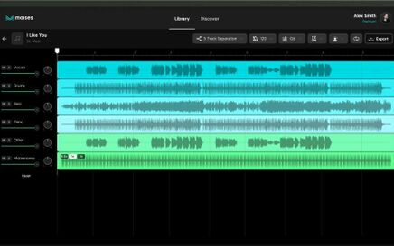 Moises.ai allows AI-generated voices to be detected and created