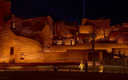 Martin Professional lights up At-Turaif in ad-Dir'iyah