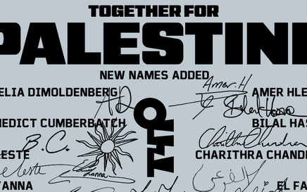 Celeste and Leigh-Anne join Together for Palestine event