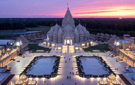 Inside Riedel’s cutting-edge media network at America’s largest Hindu temple