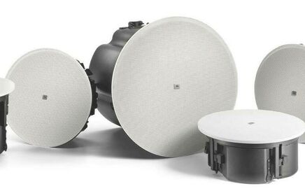 JBL Pro introduces Control 400 Enhanced Coverage Series ceiling speakers