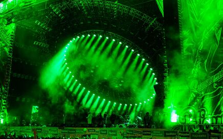 Green Beam Design and CHAUVET Professional light up Pol’and’Rock Festival