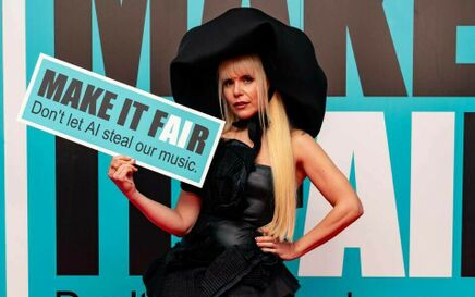 BRITs stars join Make It Fair protest against government proposals on AI & copyright