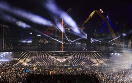 Cameo lighting helps rebuild Tomorrowland 2025 Main Stage 24 hours after fire