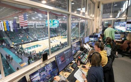 How Binghamton University students produce ESPN-level broadcasts using Riedel SimplyLive system
