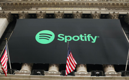 Musicians Protest Outside Spotify