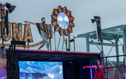 Birds in the Moon Opera Tours With Meyer Sound Spacemap Go