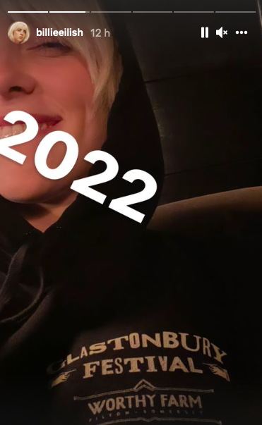 Image via @billieeilish